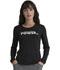 Photograph of Elle Women Underscrubs Knit Tee Black EL815-BLK