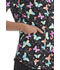 Photograph of ScrubStar Women Printed V-neck Top Sparkling Butterflies WD710X47-SPBR