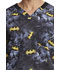 Photograph of ScrubStar Men Mens Sport Printed V-Neck Top Holy Bat Signal WD724X47-DMYB