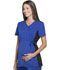 Photograph of ScrubStar Women Maternity Flexible Mock-Wrap Top Blue WD800-LRWM