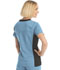 Photograph of ScrubStar Women Women's Premium Flex Stretch V-neck Top Blue WD803-RTWM