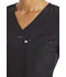 Photograph of ScrubStar Women Seasonal Henley Top Black WM671-BLK