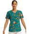 Photograph of ScrubStar Women Seasonal Print Top Merry Max WM745X47-SEMX