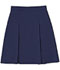 Photograph of Classroom Girl Longer Length Kick Pleat Skirt Blue 55791A-DNVY
