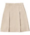 Photograph of Classroom Girl Longer Length Kick Pleat Skirt Khaki 55791A-KAK