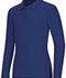 Photograph of Classroom Girl Girls Long Sleeve Fitted Interlock Polo Blue 58542-ROY