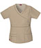 Photograph of Dickies Gen Flex Mock Wrap Top in Dark Khaki