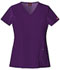 Photograph of Dickies Xtreme Stretch V-Neck Top in Eggplant