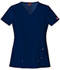 Photograph of Dickies Xtreme Stretch V-Neck Top in D-Navy