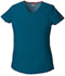 Photograph of Dickies EDS Signature V-Neck Top in Caribbean Blue