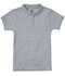 Photograph of Classroom Girl Girls Short Sleeve Fitted Interlock Polo Gray CR858Y-HGRY