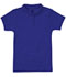 Photograph of Classroom Girl Girls Short Sleeve Fitted Interlock Polo Blue CR858Y-SSRY