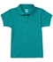 Photograph of Classroom Girl Girls Short Sleeve Fitted Interlock Polo Blue CR858Y-TEAL