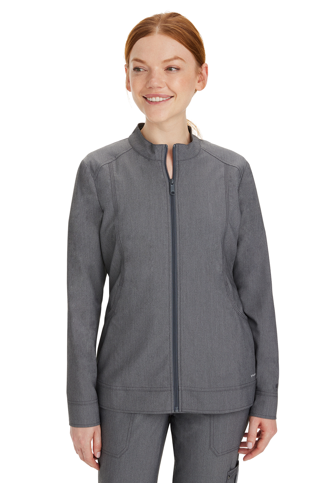 HH Purple Label 5038 Dakota Kangaroo Pocket Nursing Scrub Jacket by Healing Hands-Healing Hands