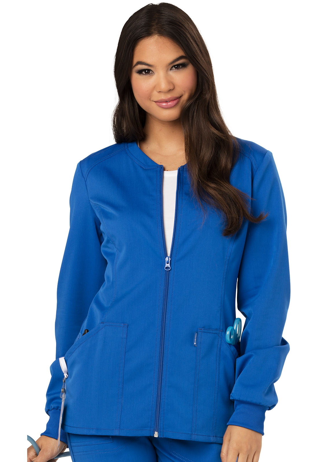 Code Happy Cloud Nine Zip Front Warm-Up Jacket CH312A-ROYH from ABC ...