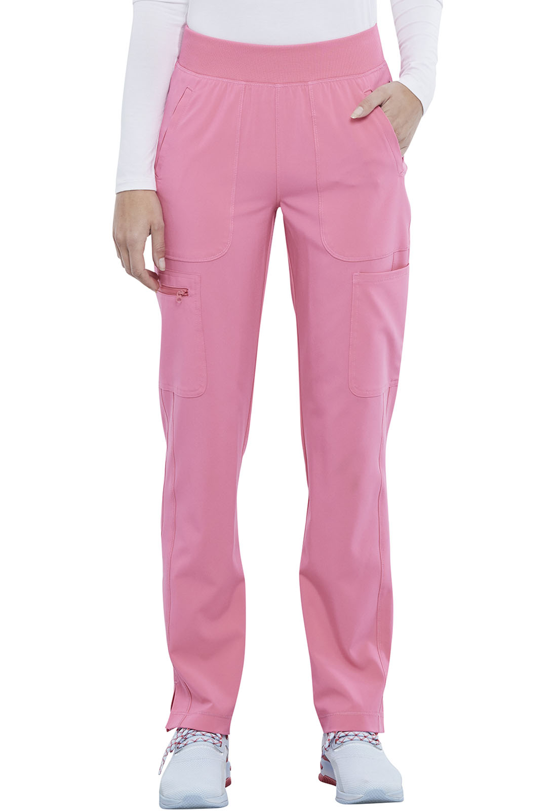 Infinity Mid Rise Tapered Leg Pull-on Pant in Miami Pink CK065AP-MXPK ...