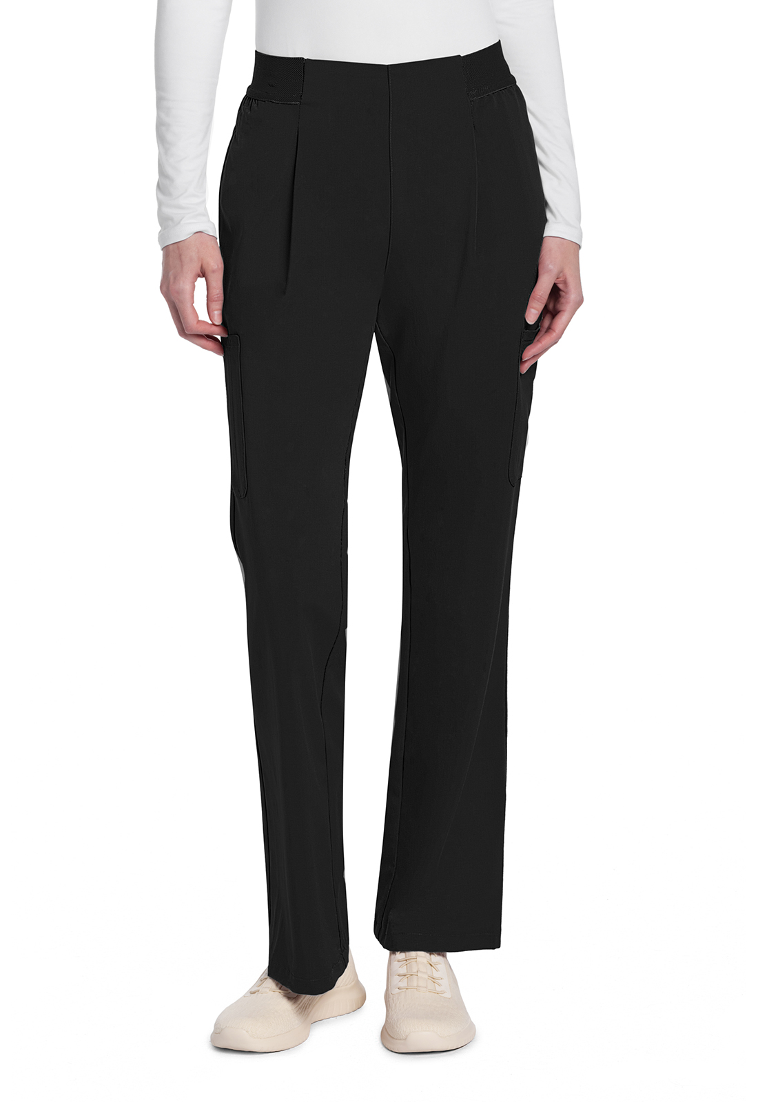 Mid Rise Pull-On Moderate Flare Leg Pant-