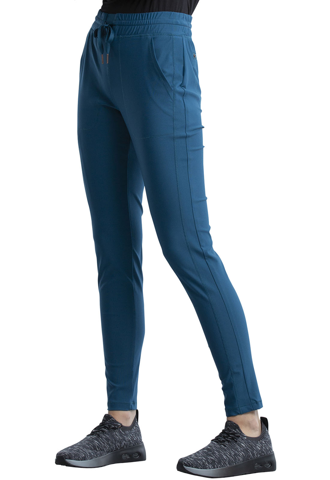 cherokee-form-mid-rise-tapered-leg-drawstring-pant-in-caribbean-blue