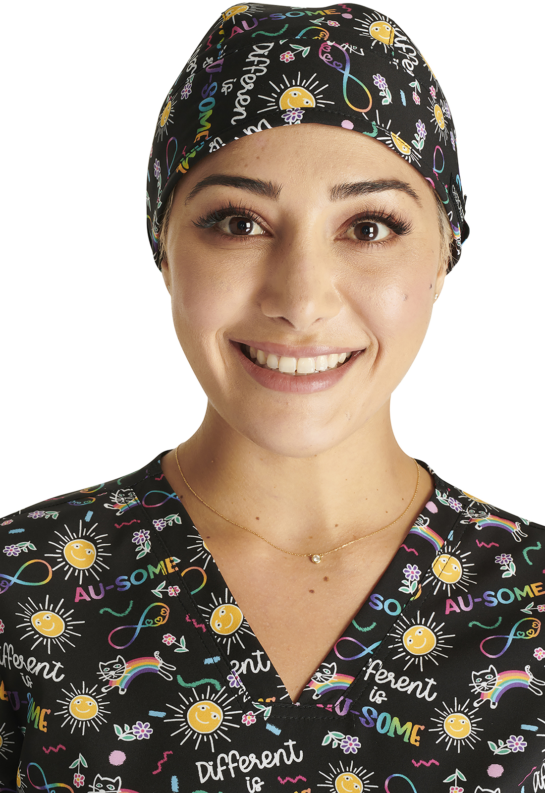 Unisex Print Scrub Hat-Cherokee