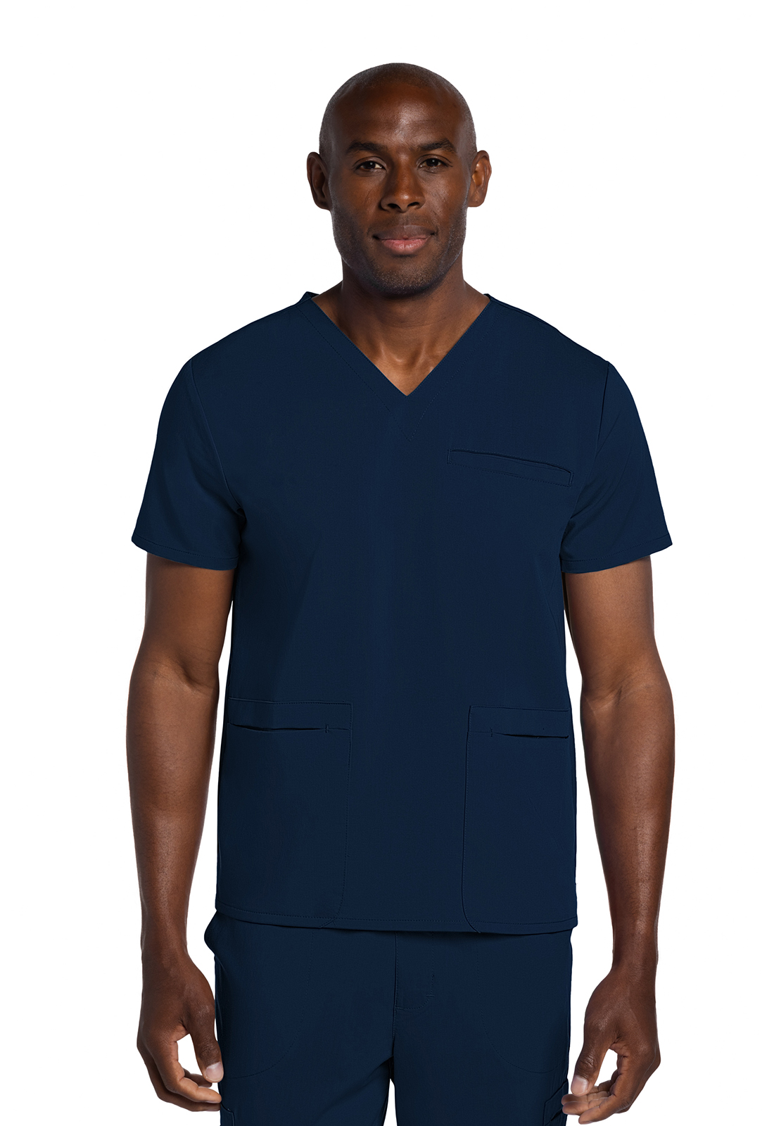 Atmos CK719A Men&#8216;s 3 Pocket V-Neck Medical Scrub Top-Cherokee