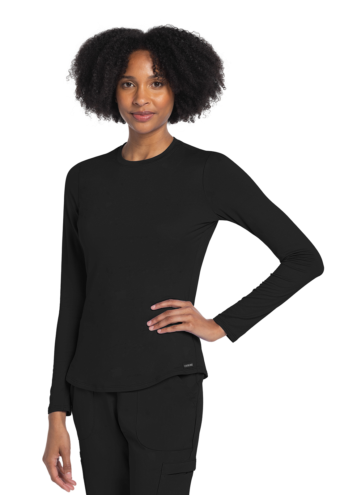 Long Sleeve Underscrub Knit Tee-Cherokee