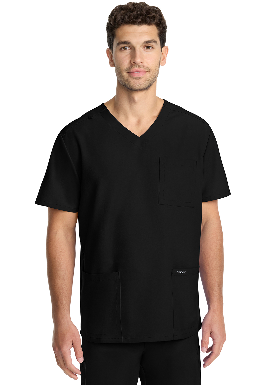 Men&#8216;s Tuck-in V-Neck Top-Cherokee