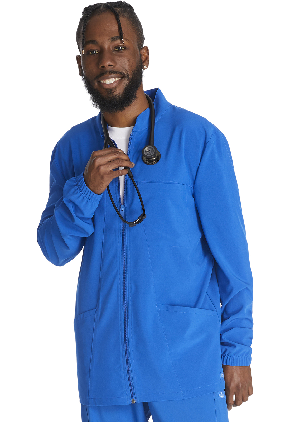 Buy Dickies EDS Essentials DK342 NEW Men s Zip Front 3 Pocket Medical Scrub Jacket Dickies Online at Best price NE