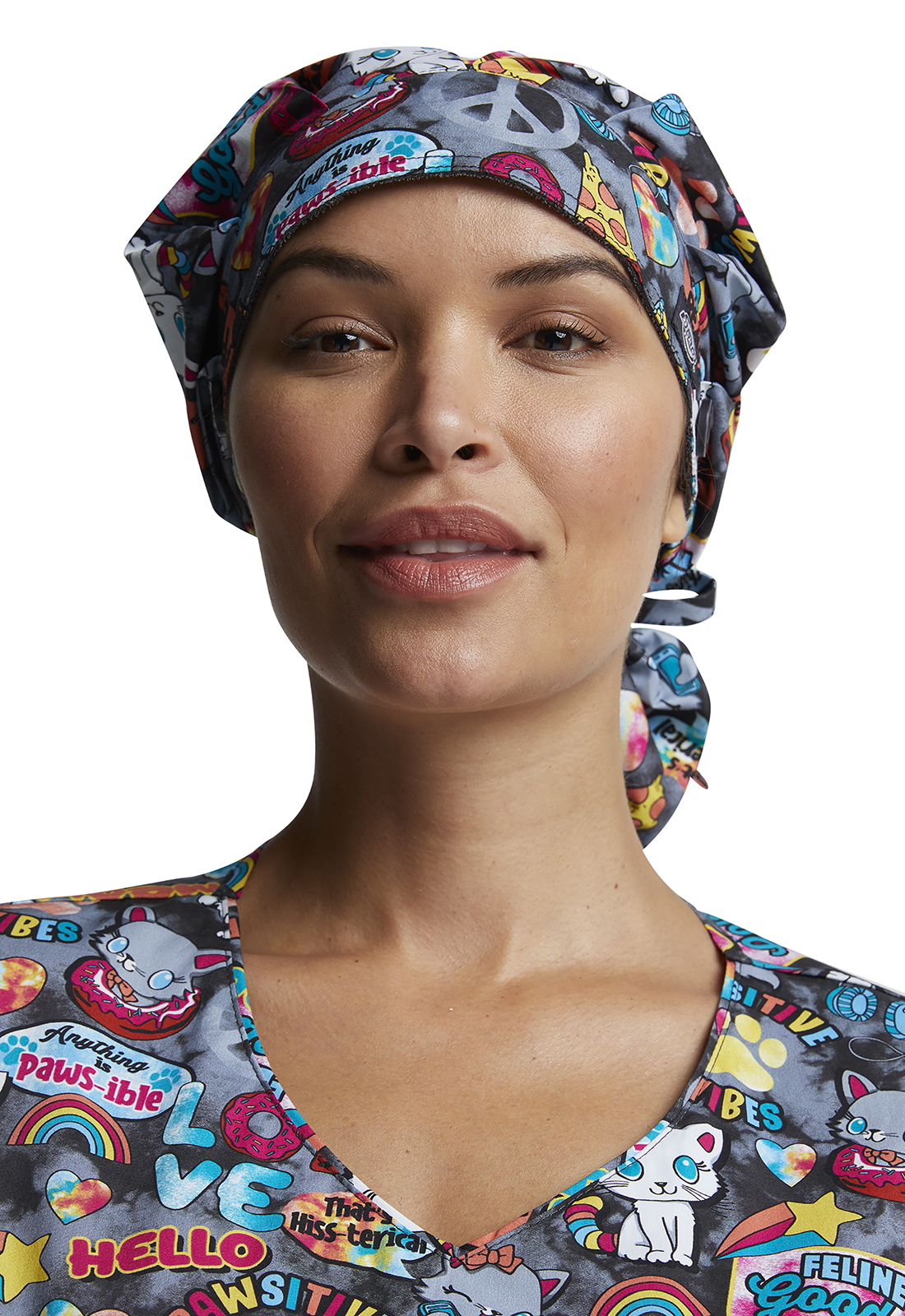 Unisex Bouffant Scrubs Hat 