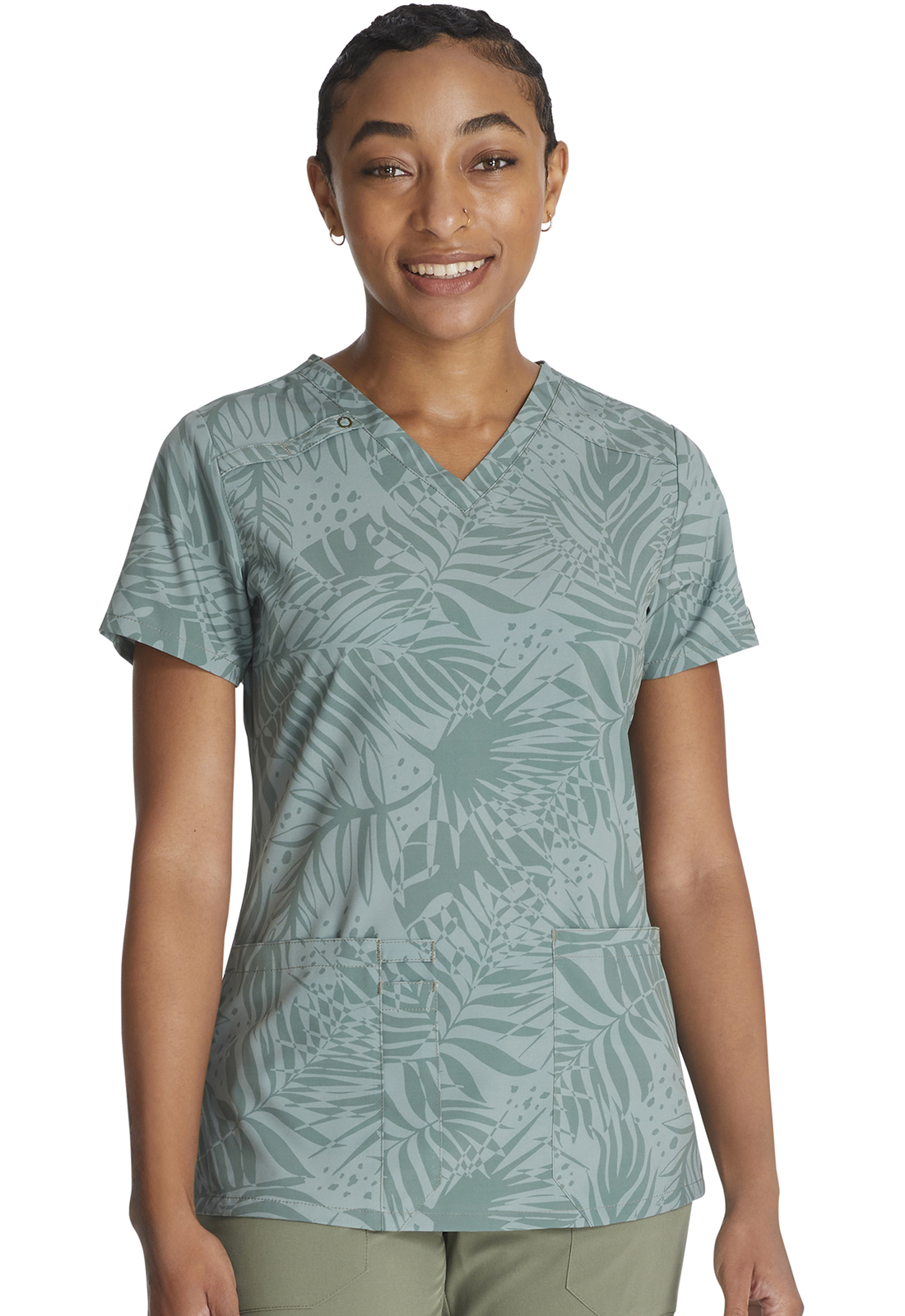 V-Neck Print Top-Dickies