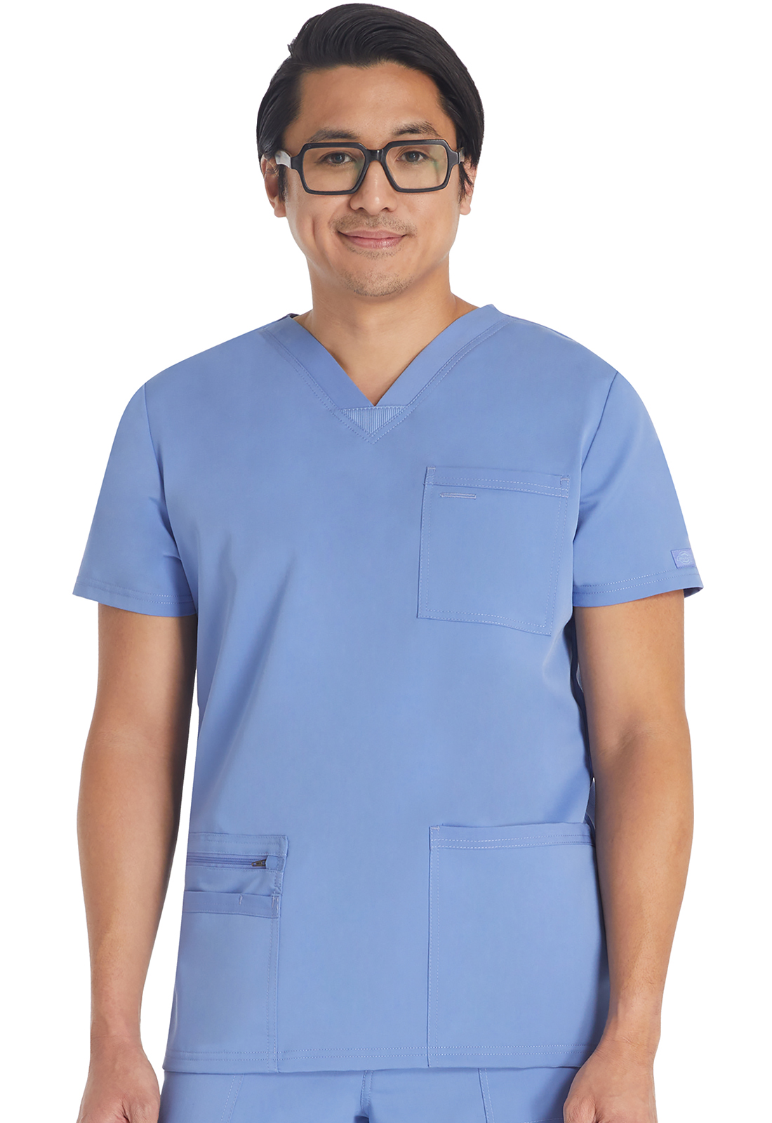 Balance - DK672 NEW Men&#8216;s V-Neck 4 Pocket Comfort Stretch Scrub Top-Dickies