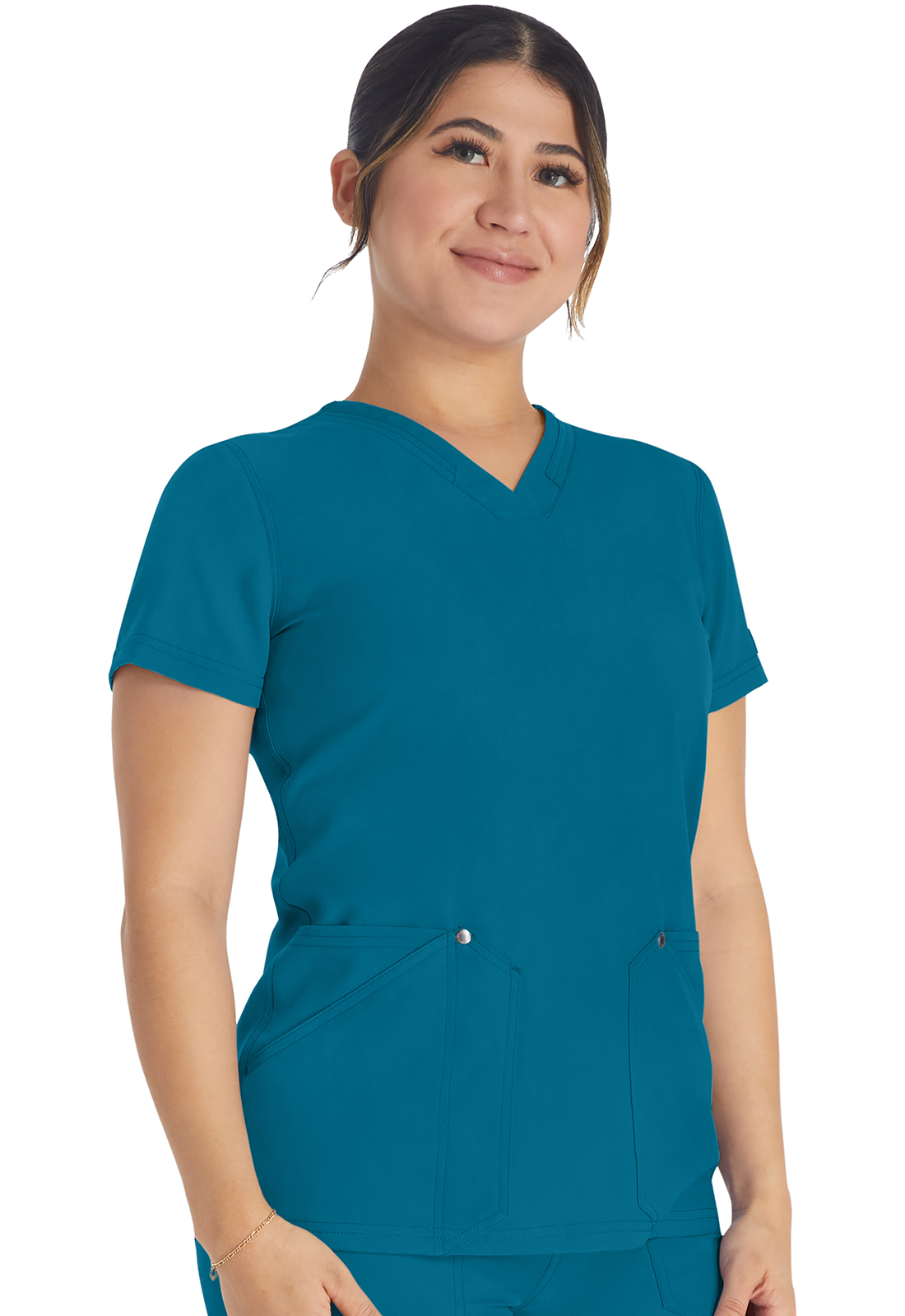 Dickies EDS NXT DK678 NEW Women&#8216;s Breathable 4 Pocket Medical Scrub Top-Dickies