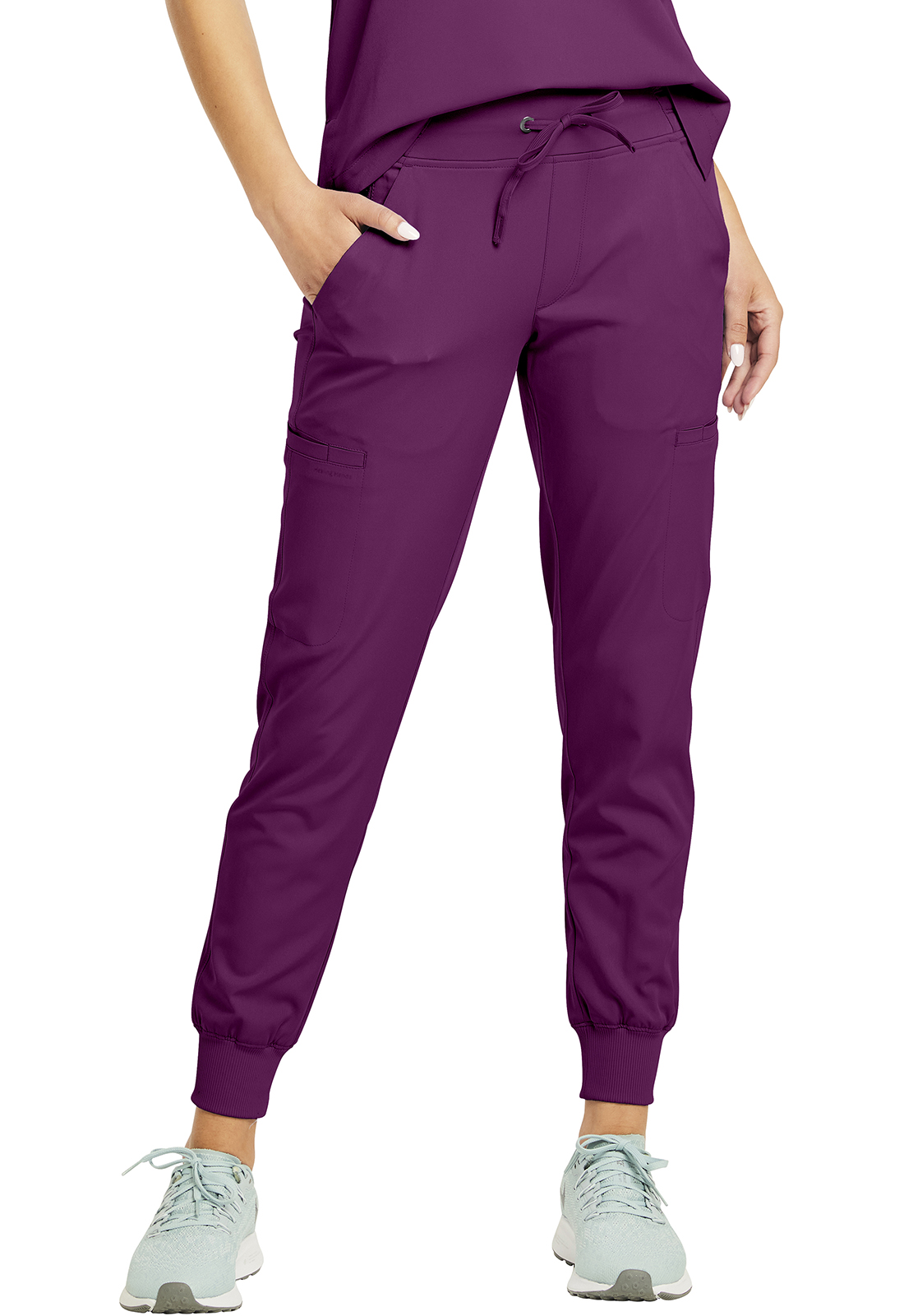 HH Works HH050 Rhea 6 Pocket Flat Front Jogger Scrub Pant-Healing Hands