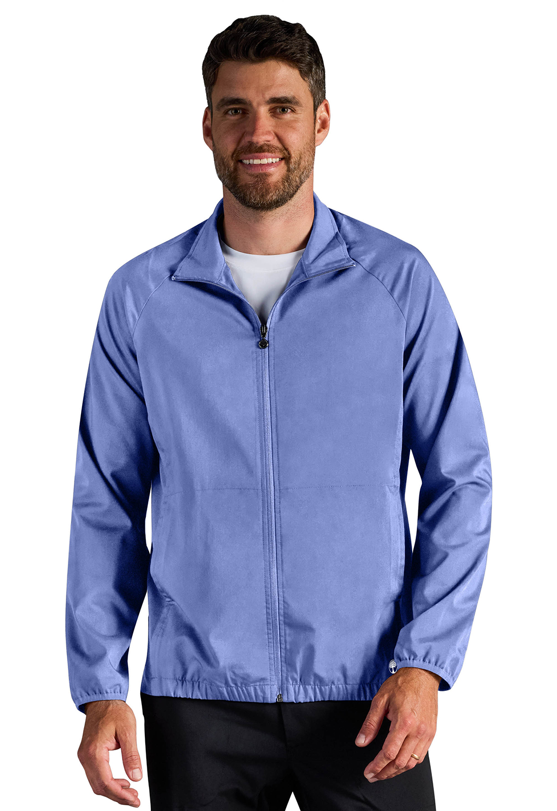 HH X DR KWANE HH303A Van Men&#8216;s Packable Raglan Sleeve 4 Pocket Medical Scrub Jacket - Antimicrobial-Healing Hands