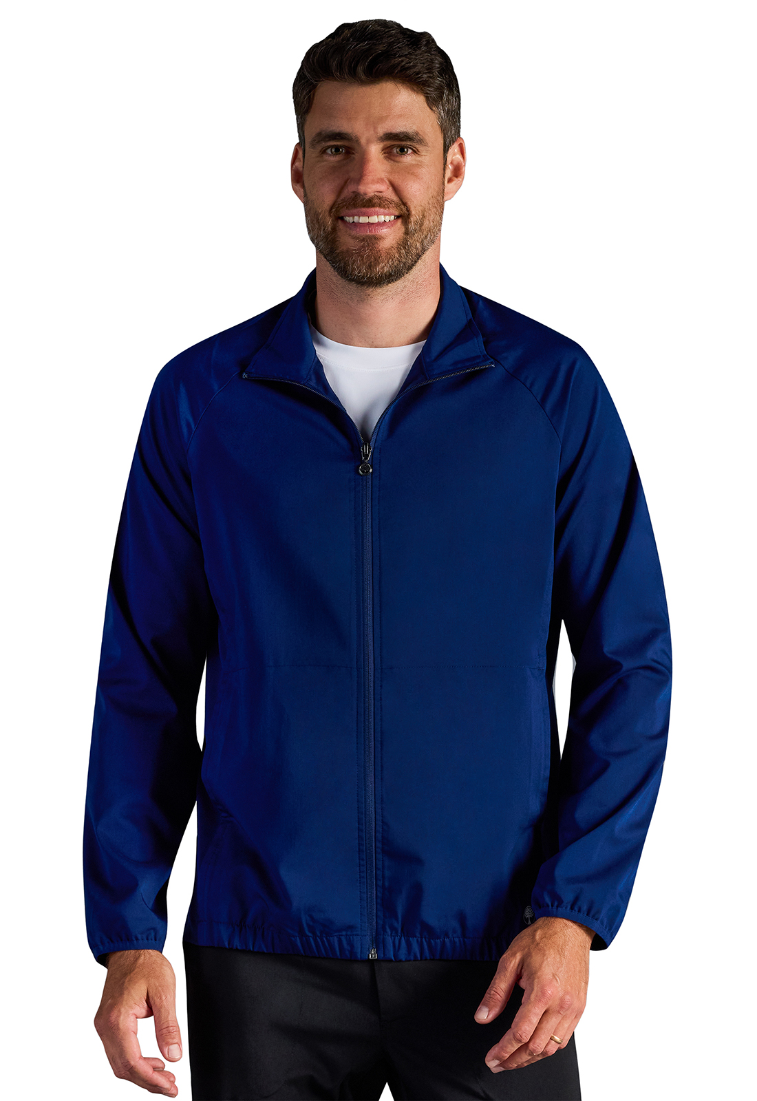 HH X DR KWANE HH303A Van Men&#8216;s Packable Raglan Sleeve 4 Pocket Medical Scrub Jacket - Antimicrobial-Healing Hands