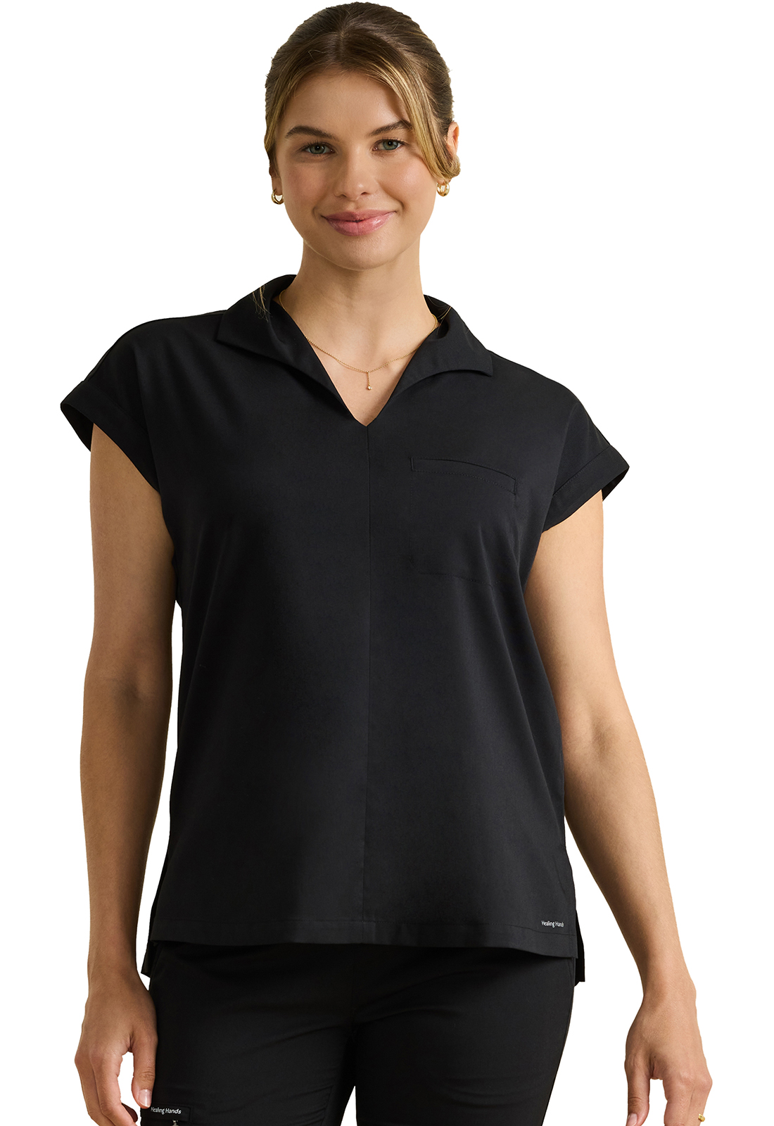 Jazz Collared Tuckable Shirt-Healing Hands