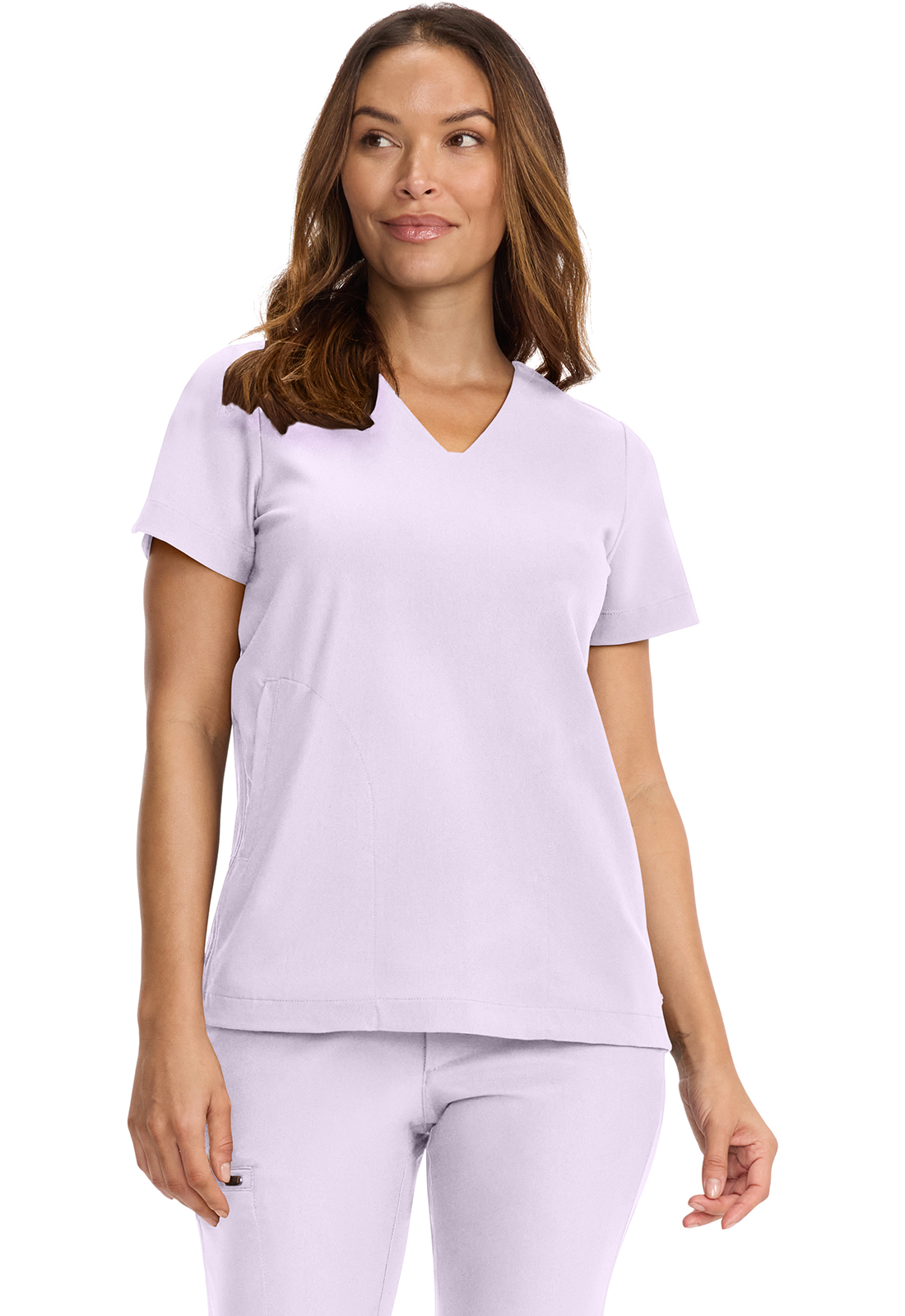 HH Limited Edition HH813 NEW Women&#8216;s 2 Pocket Tunic Breathable Medical Scrub Top-Healing Hands