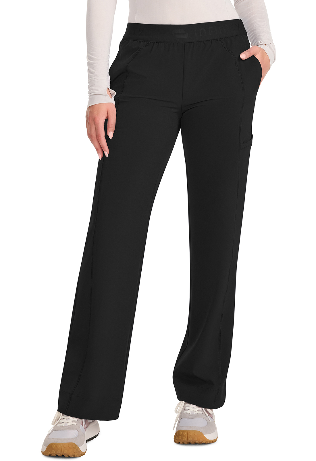 Women&#39;s Mid&#45;Rise Wide Leg Pant-Infinity