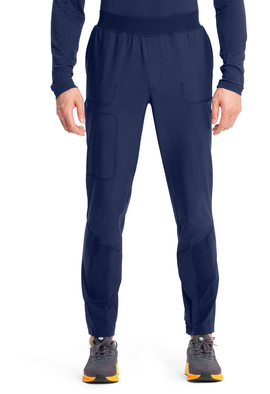 Infinity Kinetic IN022A NEW Men&#8216;s Natural Rise 4 Pocket Breathable Hybrid Jogger Scrub Pant - Antimicrobial-Infinity