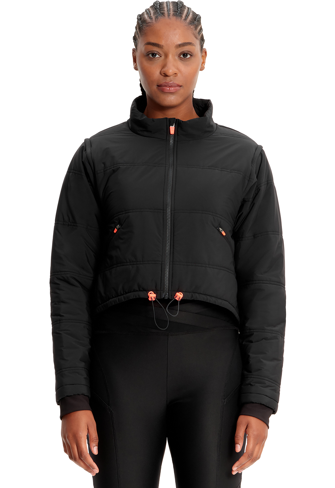 Z - Infinity GNR8 2 in 1 Zip Convertible Quilted Jacket with snap off sleeves create a Vest-Infinity