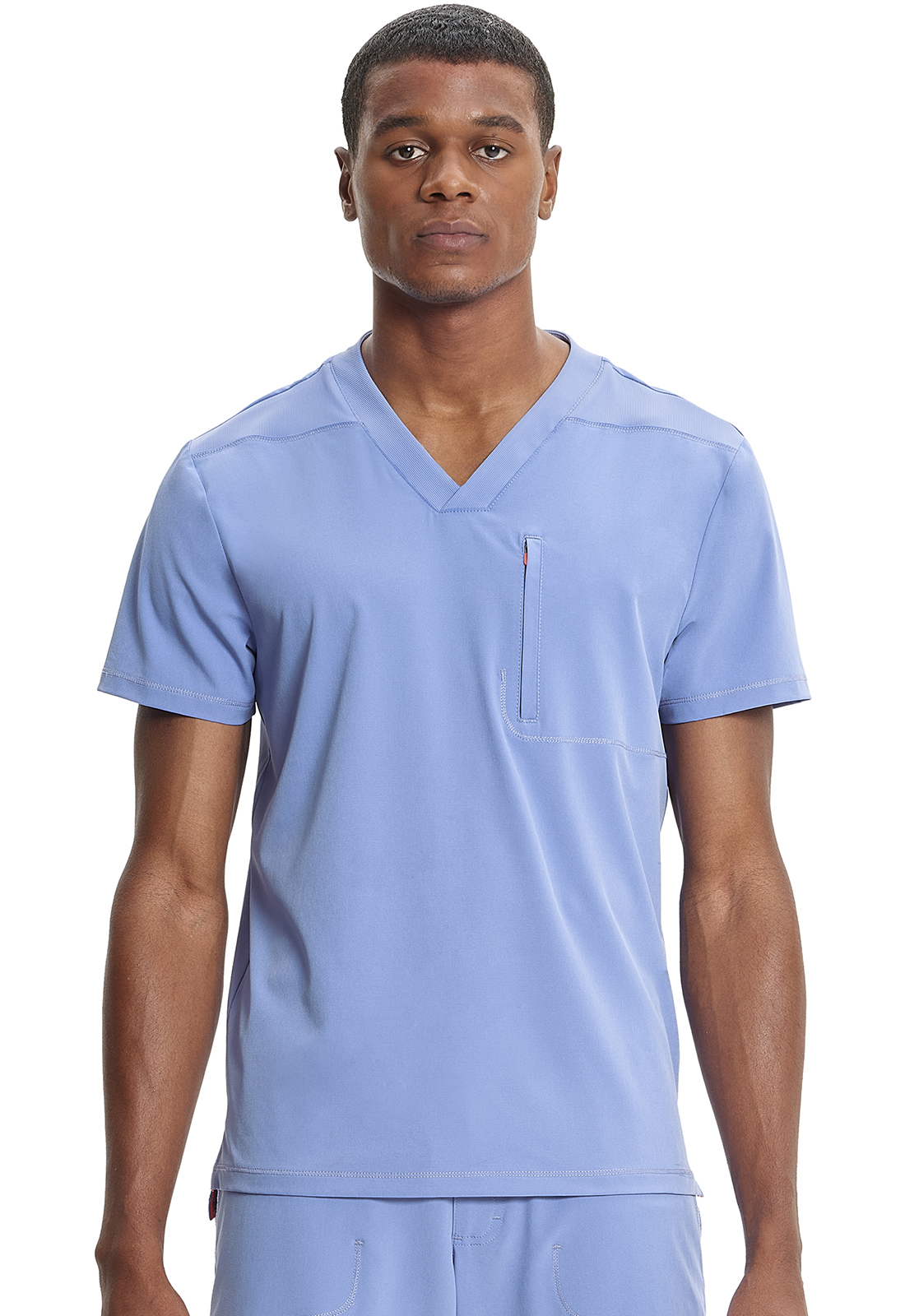 Infinity GNR8 Men&#8216;s IN700A Zipper Pocket V-Neck Medical Scrub Top Antimicrobial-Infinity