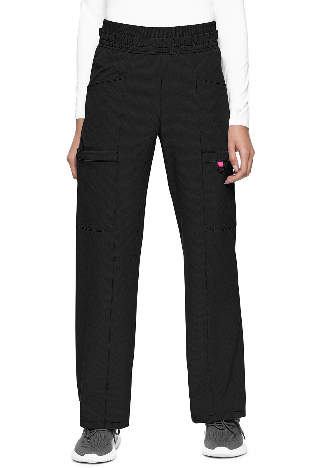 MC AMP High Rise Pull&#45;on Wide Leg Cargo Pant-Med Couture