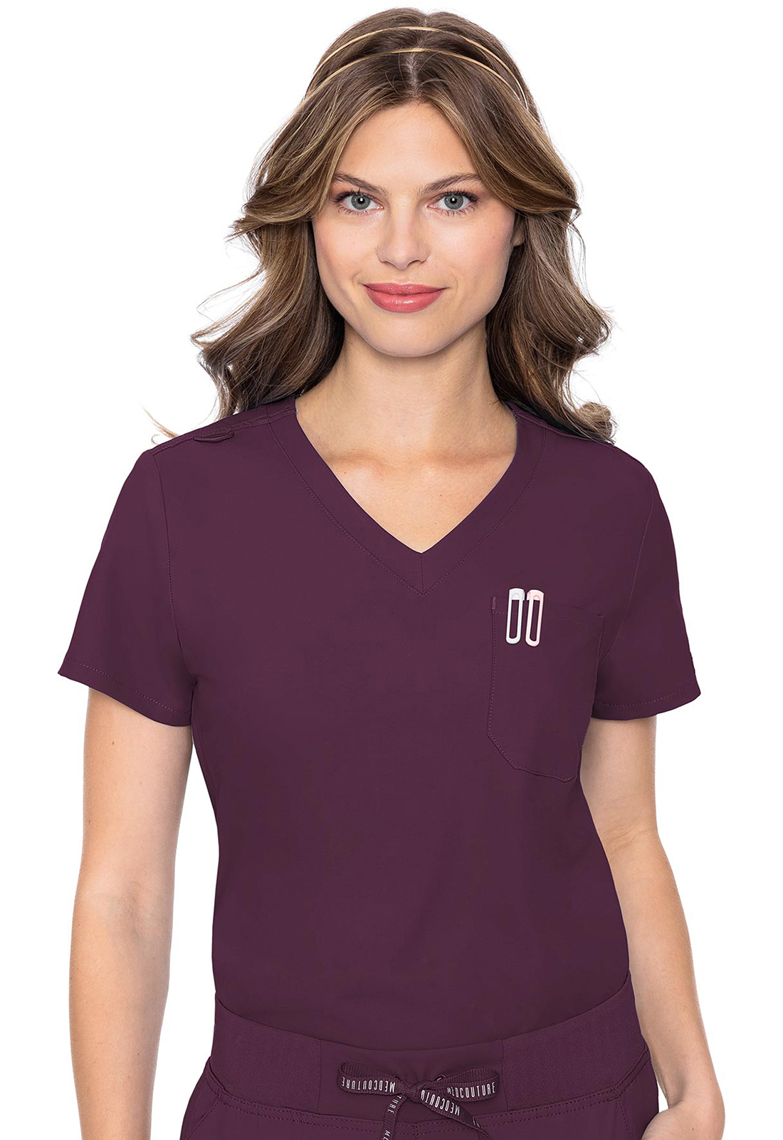 MC Insight MC2432 One Pocket Tuck-In Medical Scrub Top-Med Couture