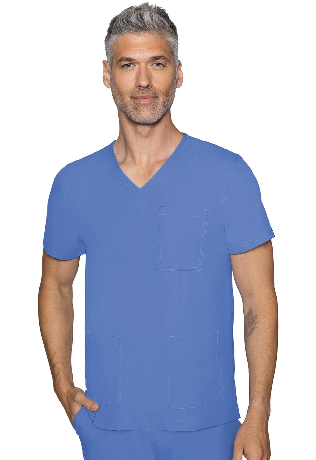 ROTHWEAR MC2486 Men&#8216;s 3 Pocket 30&#8216;&#8216; Medical Scrub Top by Med Couture-Med Couture