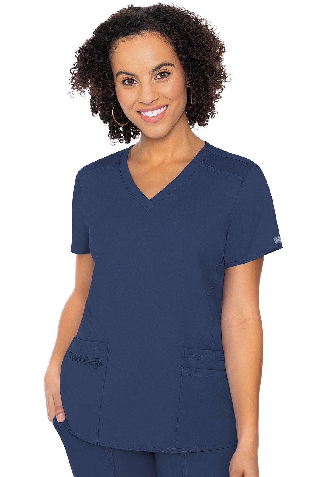 MC Touch MC7468 Ladies 4 Pocket Medical Scrub Top by Med Couture-Med Couture