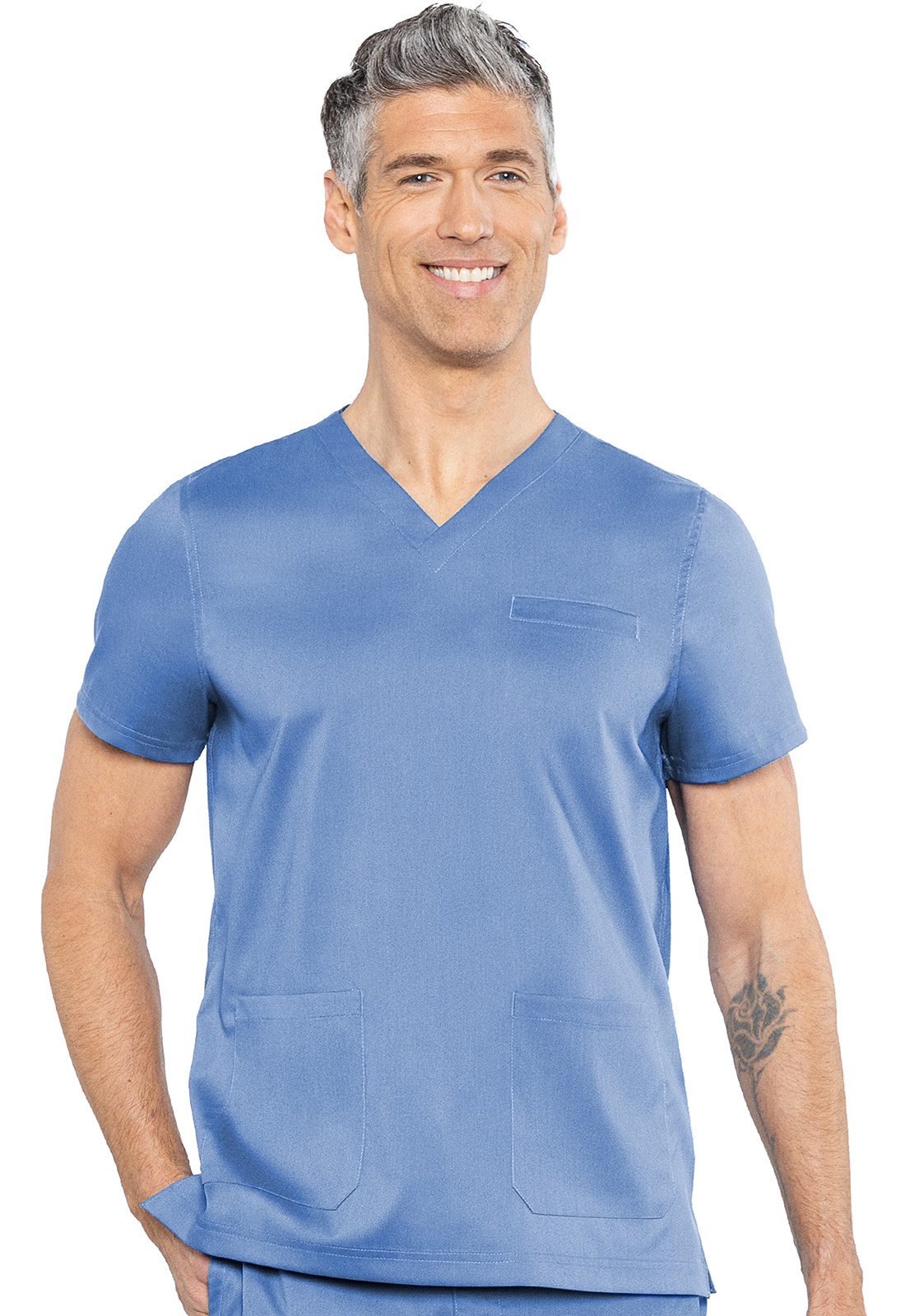 RothWear Touch MC7477 Men&#8216;s Wescott 3 Pocket Medical Scrub Top-Med Couture