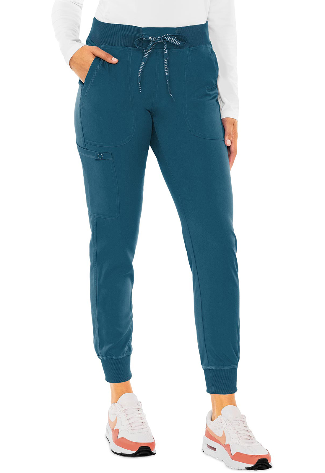 MC Touch MC7710 Yoga Style Jogger Scrub Pant with 5 Pockets by Med Couture-Med Couture