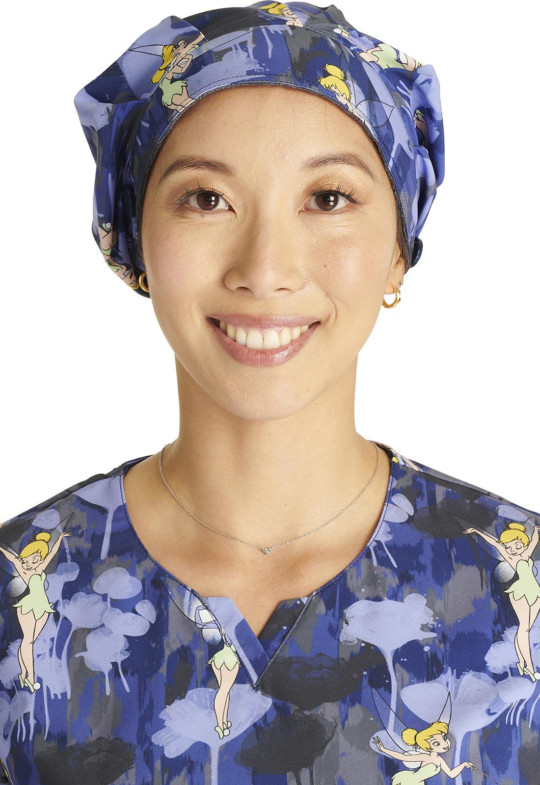 Unisex Print Bouffant Scrubs Hat-Tooniforms