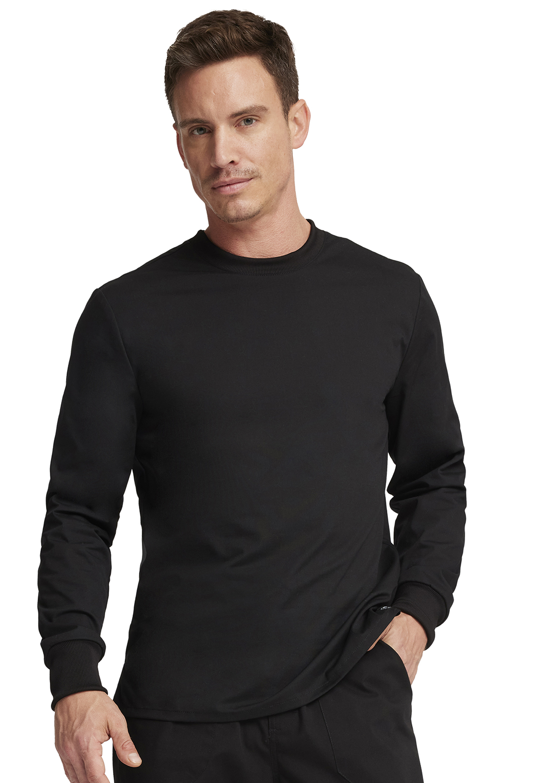 Unisex Long Sleeve Crew Neck Top-Cherokee Workwear