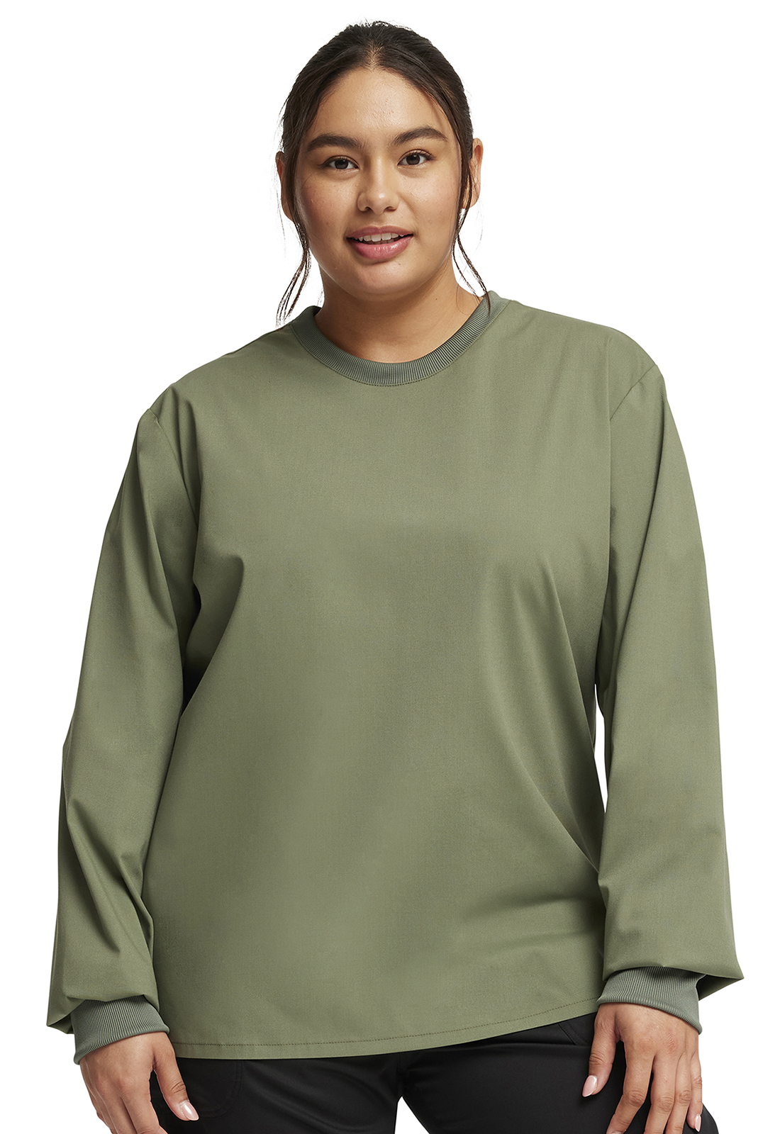 Unisex Long Sleeve Crew Neck Top-Cherokee Workwear