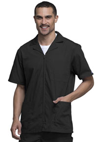 Cherokee Workwear Men's Zip Front Jacket Black (4300-BLKW)